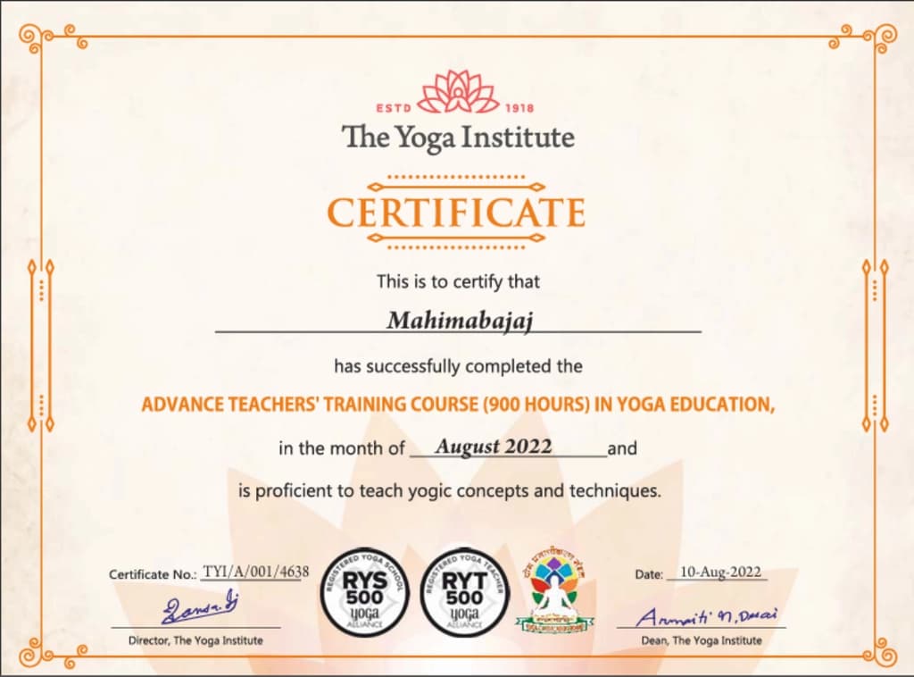 Advanced Teachers Training